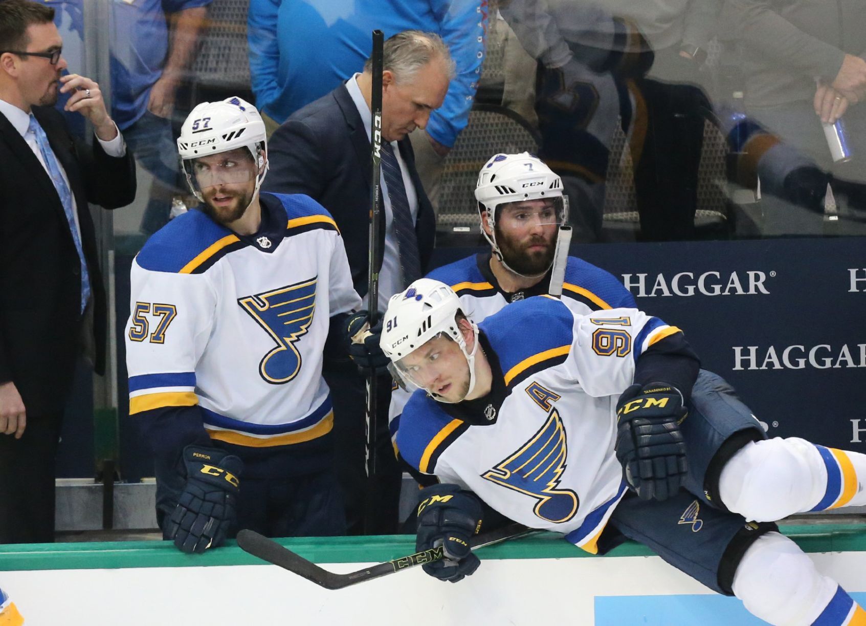 Blues and Stars skate in Game 4 of their playoff